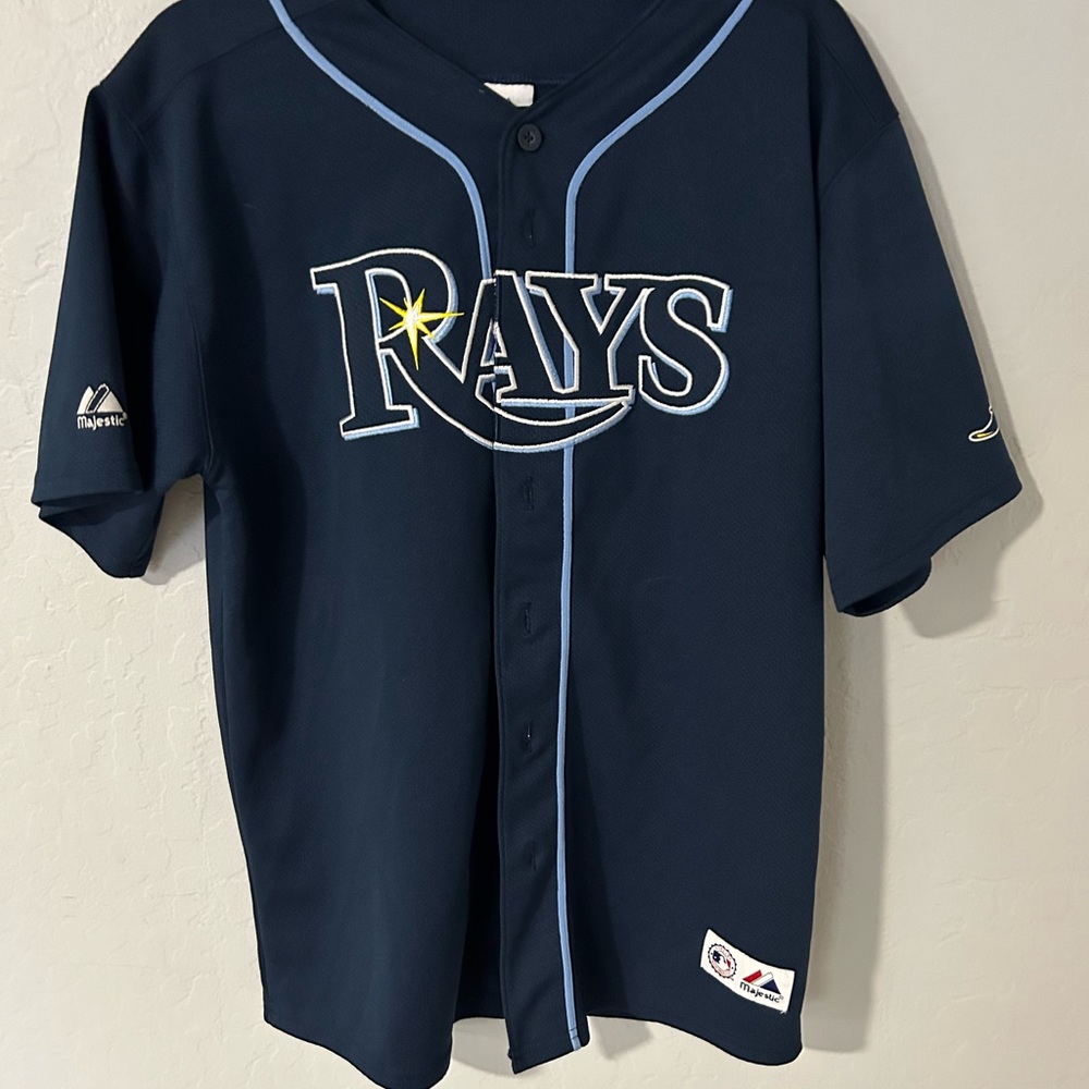 Authentic Tampa bay Rays-Evan Longoria Jersey!! Size large and amazing condition